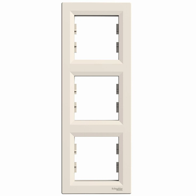 ASFORA 3-fold vertical cream frame