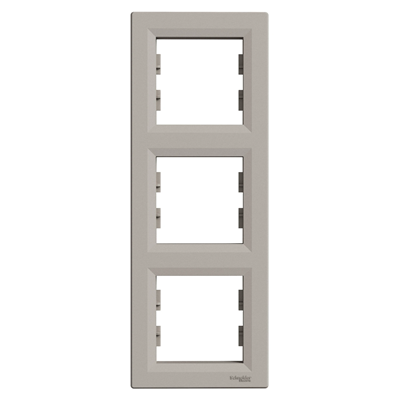 ASFORA 3-fold vertical frame, metallic bronze