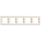 ASFORA 5-fold horizontal cream frame