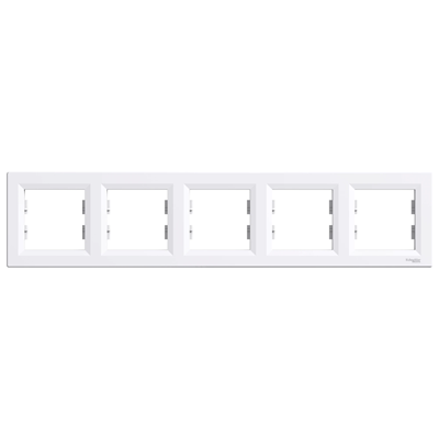 ASFORA 5-fold horizontal white frame