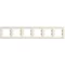 ASFORA 6-fold horizontal cream frame