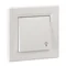 ASFORA Bouton poussoir "lumière" IP44 blanc