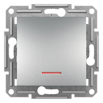 ASFORA Button without frame with backlight aluminum screw terminals