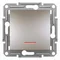 ASFORA Button without frame with backlight metallic bronze screw terminals