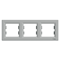 ASFORA Cadre triple horizontal en aluminium