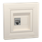 ASFORA Computer socket RJ45 cat.5e STP cream