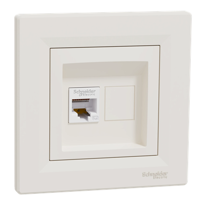 ASFORA Computer socket RJ45 cat.5e UTP cream