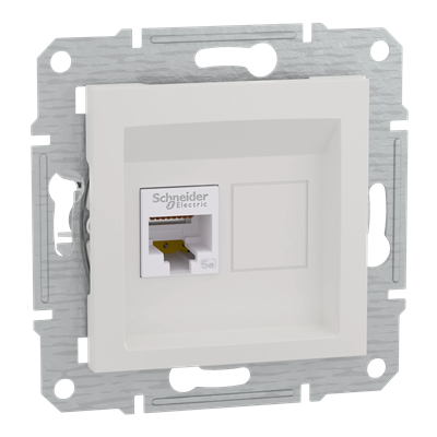ASFORA Computer socket RJ45 cat.5e UTP white