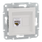 ASFORA Computer socket RJ45 cat.5e UTP white