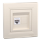 ASFORA Computer socket RJ45 cat.6 UTP cream
