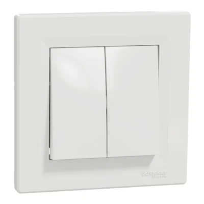 ASFORA Conector de escalera doble, blanco