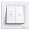 ASFORA Connecteur aveugle blanc