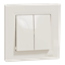 ASFORA Cremefarbener Kerzenhalterverbinder