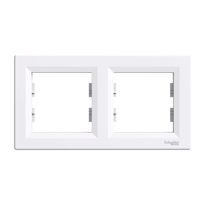 ASFORA Double horizontal white frame