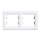 ASFORA Double horizontal white frame