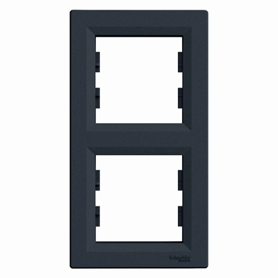 ASFORA Double vertical anthracite frame