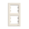 ASFORA Double vertical cream frame