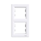 ASFORA Double vertical white frame