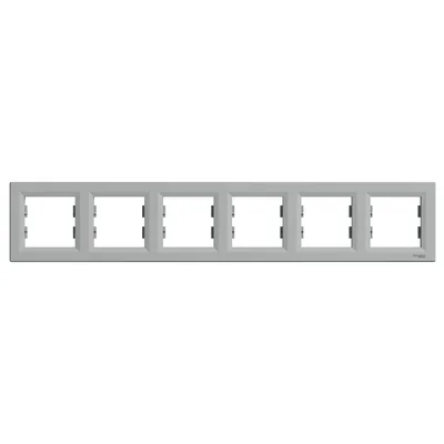 ASFORA Horizontaler 6-fach Aluminiumrahmen