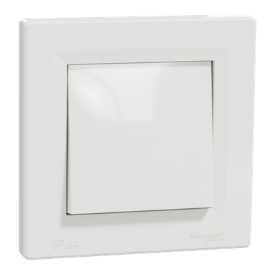 ASFORA Interrupteur d'escalier IP44 blanc
