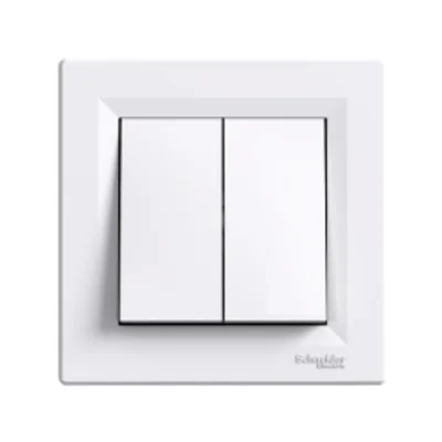 ASFORA Interruptor de vela con terminales de tornillo, blanco