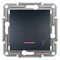 ASFORA "Light" button without frame with anthracite backlight