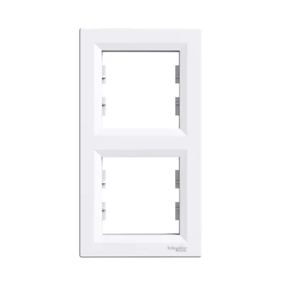 ASFORA Marco doble vertical blanco