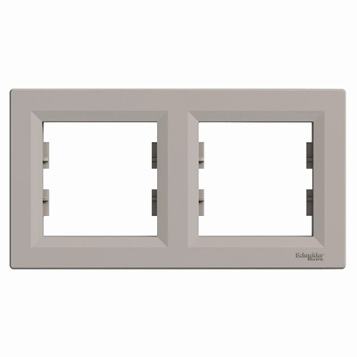 ASFORA Metallic brown double horizontal frame