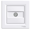 ASFORA Pass-through TV socket 4dB white