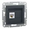 ASFORA Presa per computer RJ45 cat.5e UTP senza cornice, antracite