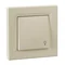 ASFORA pulsante "luce" IP44 crema