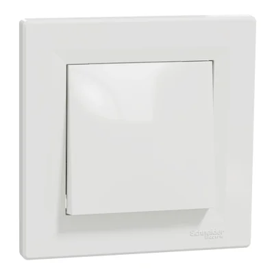 ASFORA Pulsante unipolare bianco