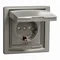 ASFORA SCHUKO Einzelsteckdose IP44 metallic bronze