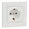 ASFORA SCHUKO prise simple blanc