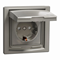 ASFORA SCHUKO single socket outlet IP44 metallic bronze