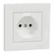 ASFORA Single socket 2P white