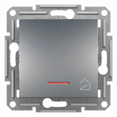 ASFORA Steel button "stairs" without frame with backlight