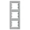 ASFORA Triple vertical aluminum frame