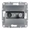 ASFORA TV-SAT final socket 1dB without steel frame