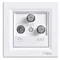 ASFORA TV-SAT-SAT terminal socket 1dB white