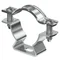 ASL 733 36 Morsetto distanziatore in alluminio con foro longitudinale