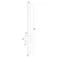 ASSE Aplique 60cm 6W 3000K LED integrado IP20 latón