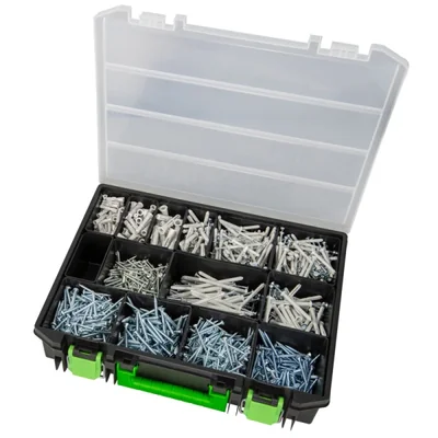 Assortimento di viti/tasselli 1125 pezzi