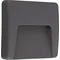 ASTON Apparecchio da facciata 3W 100lm 4000K 230V IP65 NW quadrato grigio