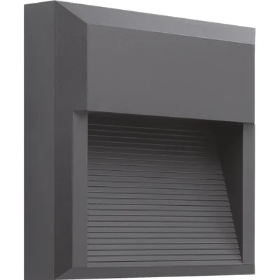 ASTON Apparecchio da facciata 8W 390lm 4000K 230V IP65 NW quadrato grigio