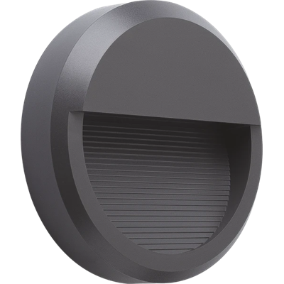 ASTON Facade luminaire 8W 390lm 4000K 230V IP65 NW round gray