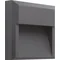 ASTON Facade luminaire 8W 390lm 4000K 230V IP65 NW square gray
