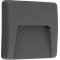 ASTON Fassadenleuchte 3W 100lm 4000K 230V IP65 NW quadratisch grau