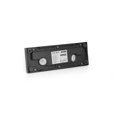 ASTON Luminaire de façade 2,8W 160lm 4000K 230V IP65 NW rectangulaire gris