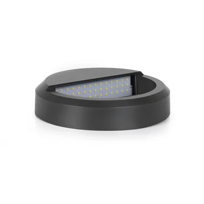 ASTON Luminaire de façade 8W 390lm 4000K 230V IP65 NW rond gris
